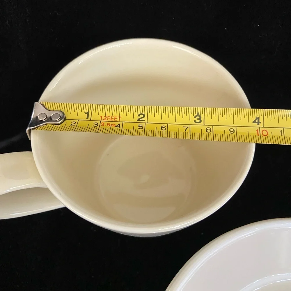 Set of 2 Margo Eva Zeisel by CRATE & BARREL MUGs No Saucers